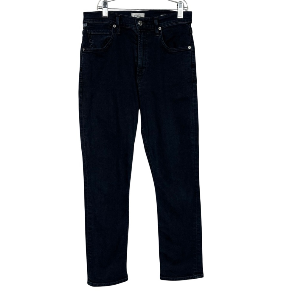 Citizens of Humanity Jolene Dark Wash High Rise Straight Jeans 26 Slim Designer